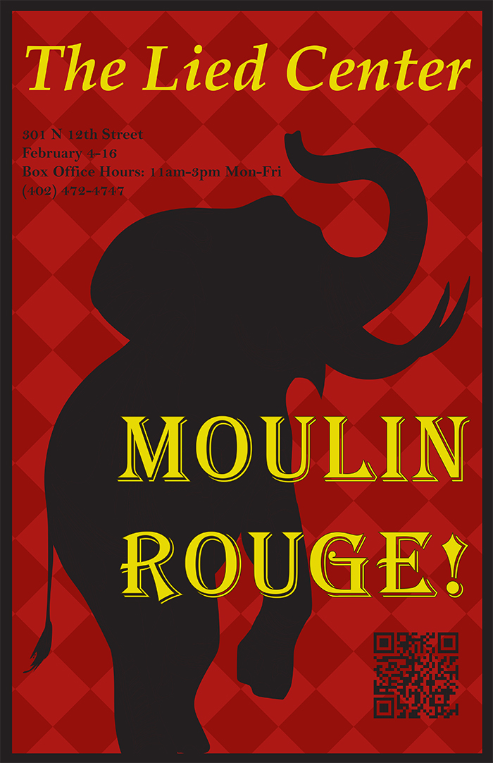 Moulin Rouge Inspired Poster